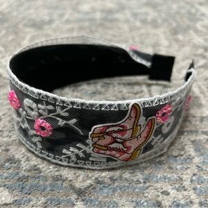 Western themed lace & crystals Headband brand new
